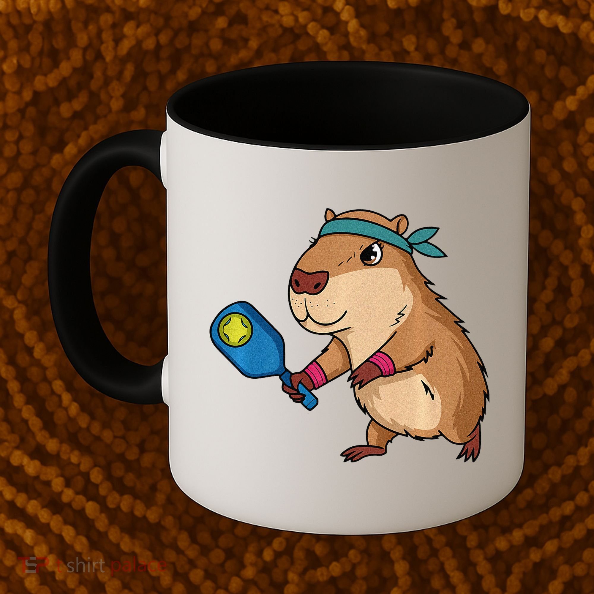 Capybara Funny Pickleball Capybara Pickle Ball Women Coffee Mug