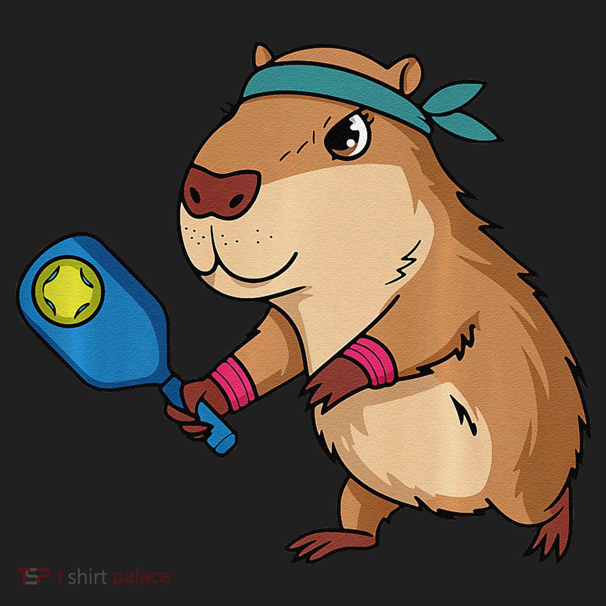 Capybara Funny Pickleball Capybara Pickle Ball Women Beanie