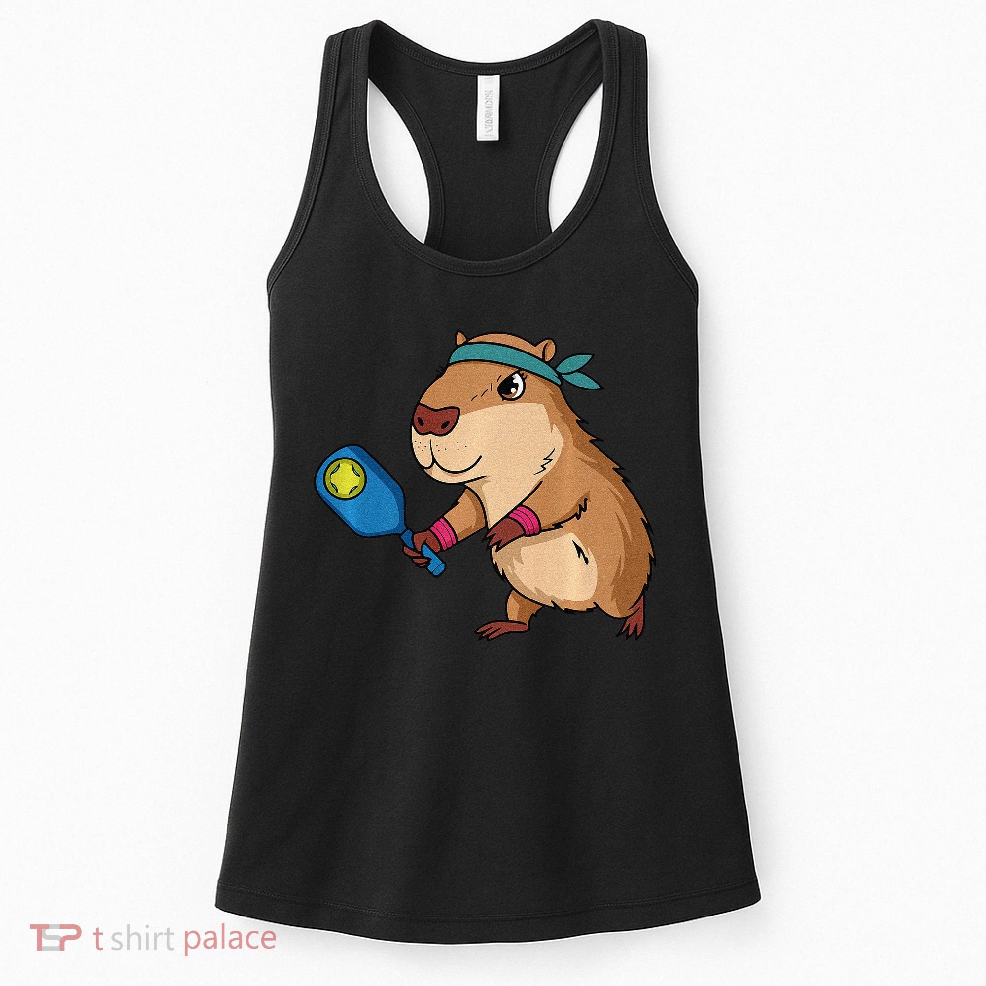 Capybara Funny Pickleball Capybara Pickle Ball Women Women's Tank Top