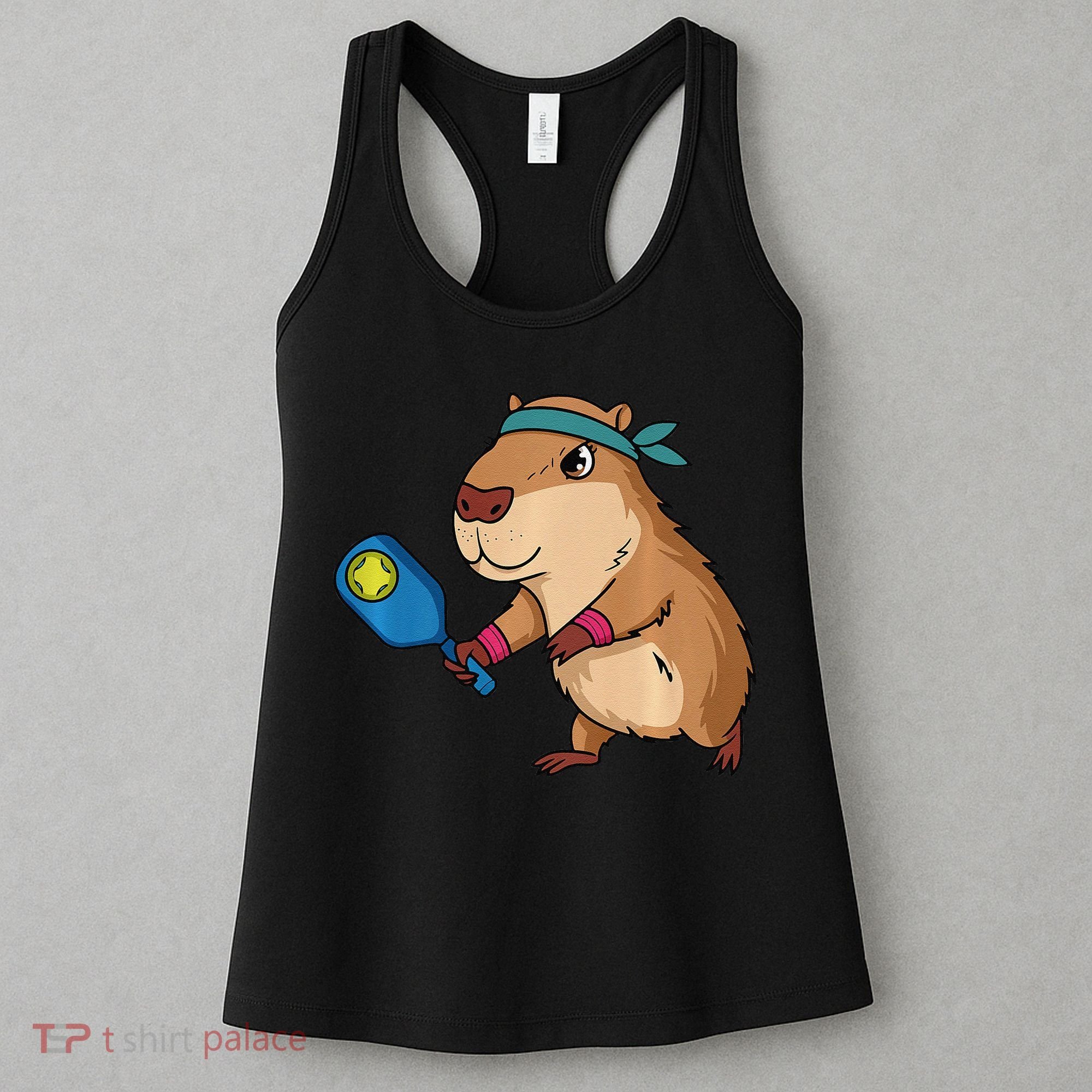 Capybara Funny Pickleball Capybara Pickle Ball Women Women's Tank Top