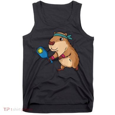 Capybara Funny Pickleball Capybara Pickle Ball Women Tank Top