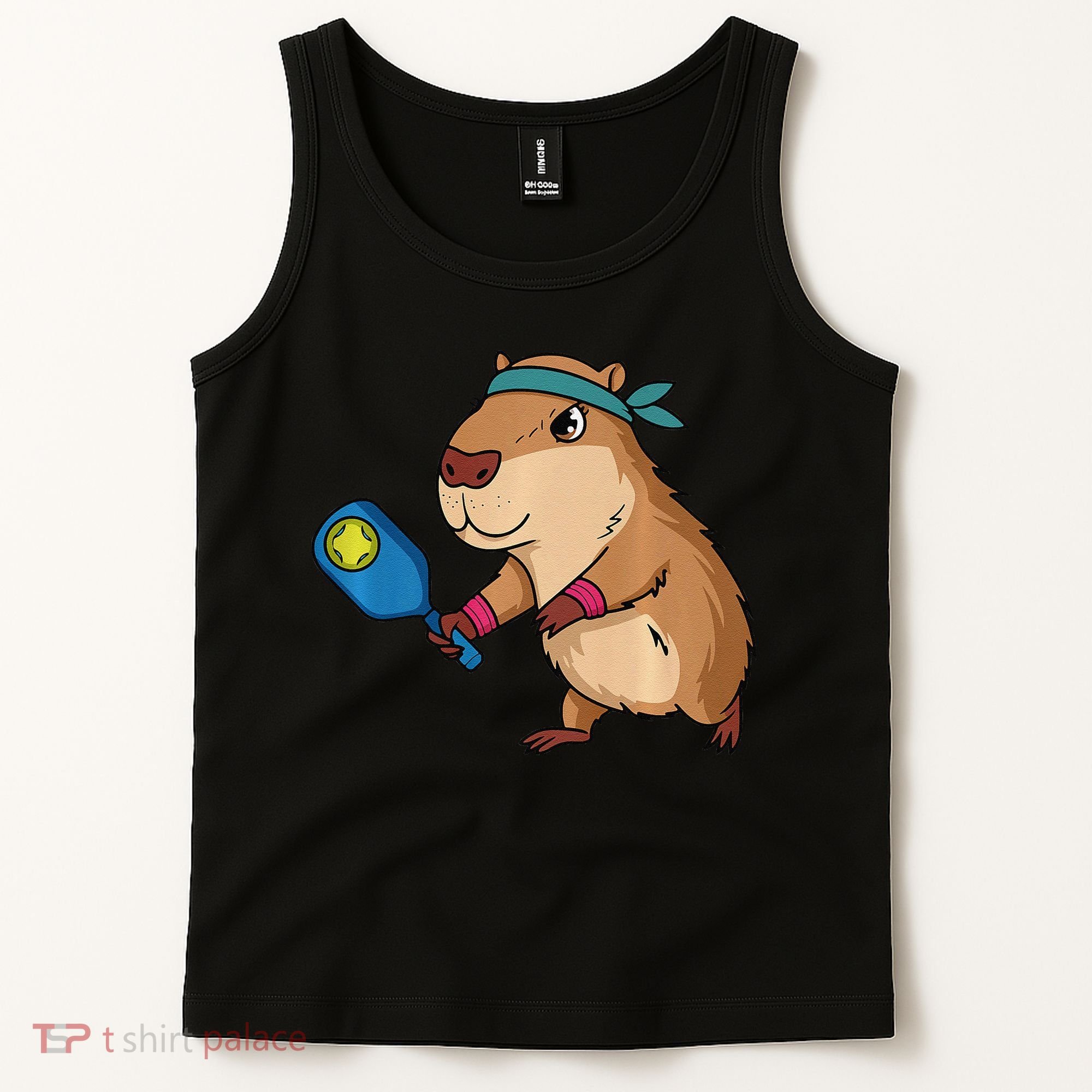 Capybara Funny Pickleball Capybara Pickle Ball Women Tank Top