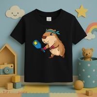 Capybara Funny Pickleball Capybara Pickle Ball Women Toddler T-Shirt thumb 3