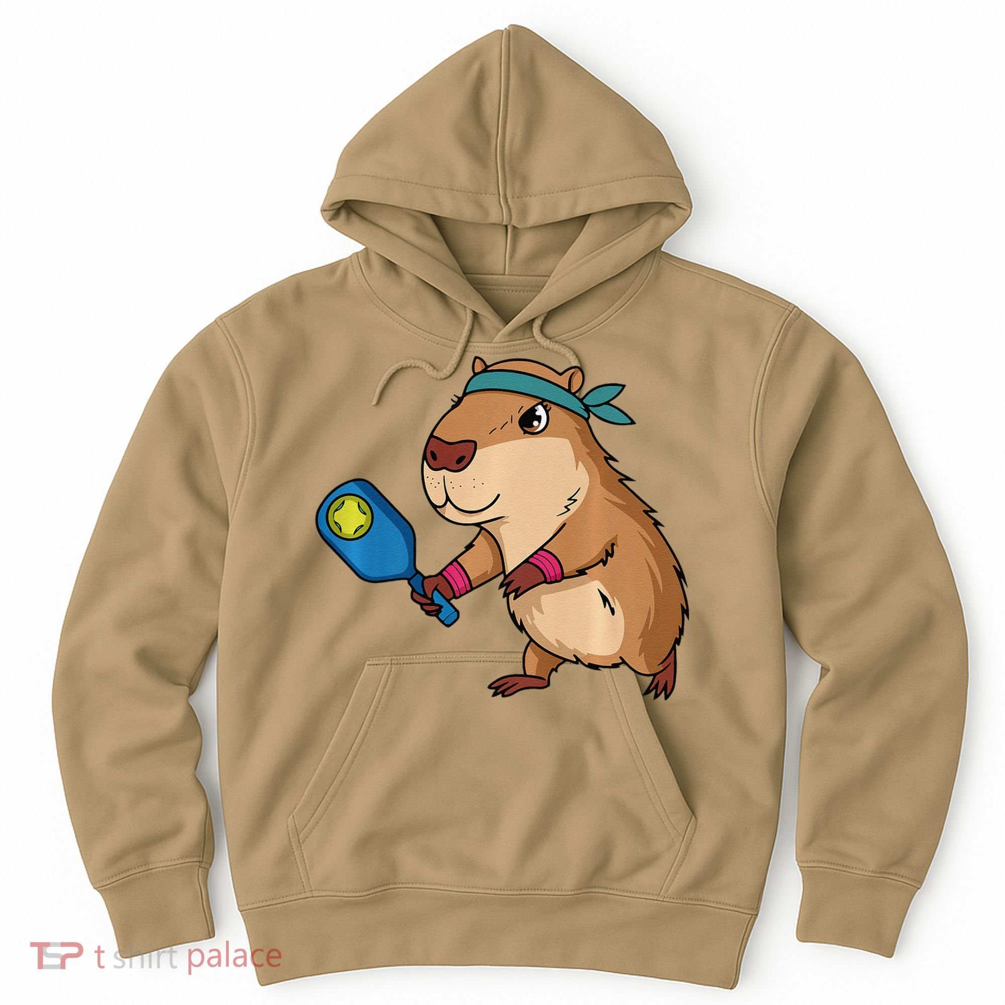 Capybara Funny Pickleball Capybara Pickle Ball Women Hoodie