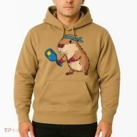 Capybara Funny Pickleball Capybara Pickle Ball Women Hoodie thumb 2