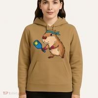 Capybara Funny Pickleball Capybara Pickle Ball Women Hoodie thumb 5