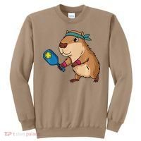 Capybara Funny Pickleball Capybara Pickle Ball Women Sweatshirt thumb 0