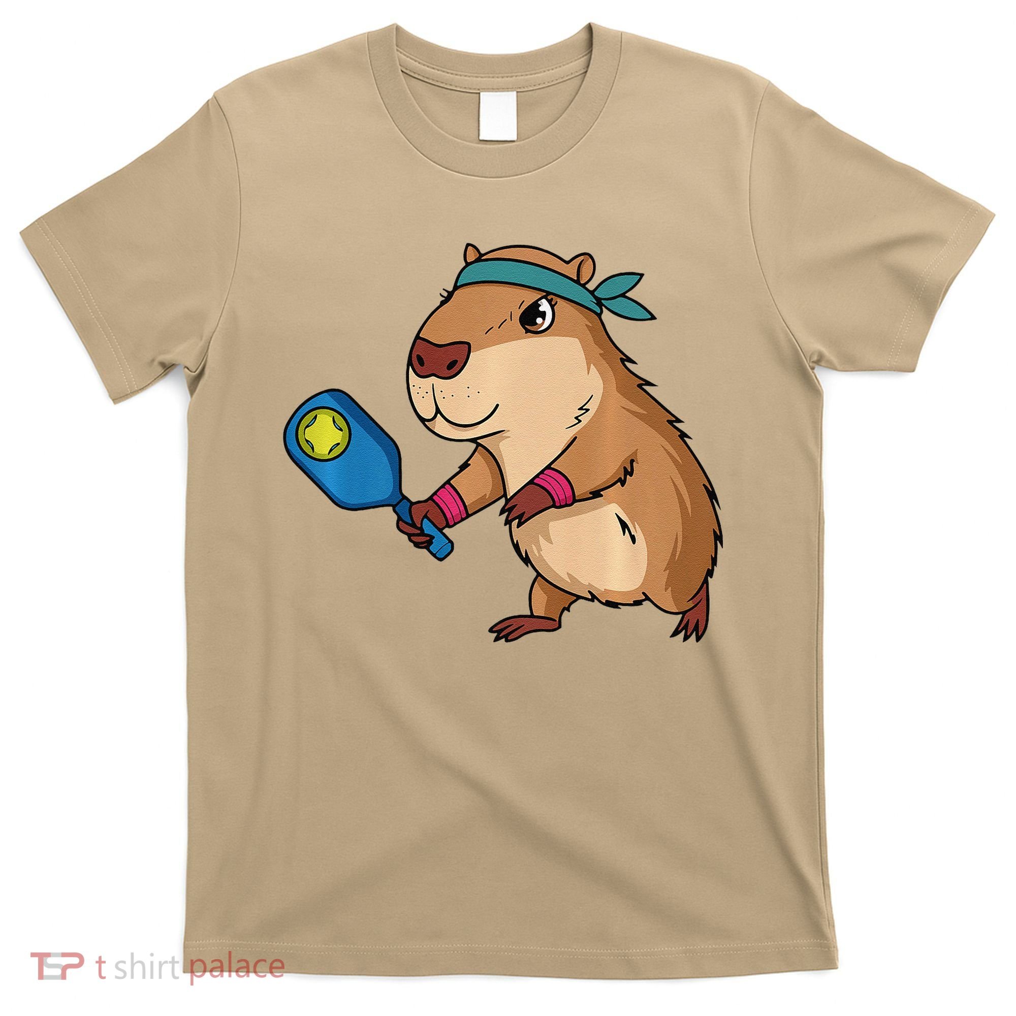 Capybara Funny Pickleball Capybara Pickle Ball Women T-Shirt