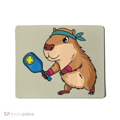 Capybara Funny Pickleball Capybara Pickle Ball Women Mousepad
