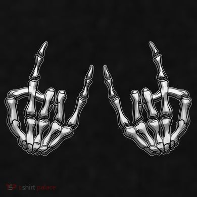 Cool Funny Punk Rock On Skeleton Hands Ladies PosiCharge Tri-Blend Wicking Tank