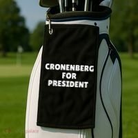 Cronenberg For President Golf Towel thumb 2