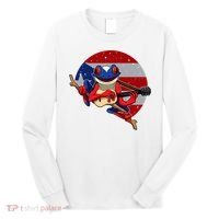 Coqui Frog Playing Guitar Puerto Rico Animal Long Sleeve Shirt thumb 0