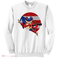 Coqui Frog Playing Guitar Puerto Rico Animal Sweatshirt thumb 0