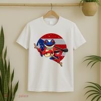 Coqui Frog Playing Guitar Puerto Rico Animal T-Shirt thumb 2