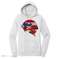 Coqui Frog Playing Guitar Puerto Rico Animal Women's Hoodie thumb 0