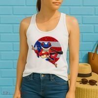 Coqui Frog Playing Guitar Puerto Rico Animal Women's Tank Top thumb 2