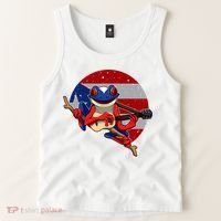 Coqui Frog Playing Guitar Puerto Rico Animal Tank Top thumb 2