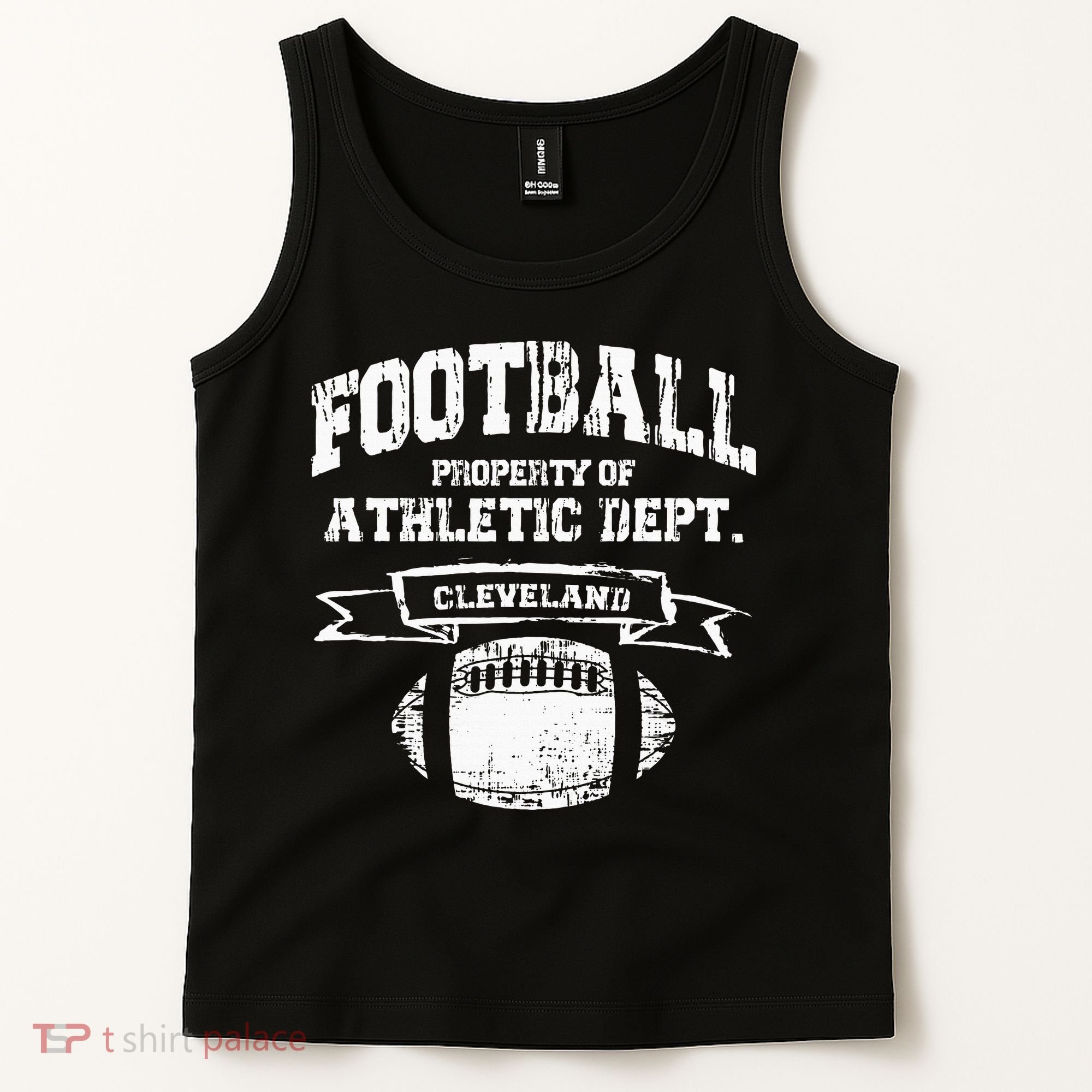 Cleveland Football Property Of Athletic Dept Tank Top