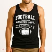 Cleveland Football Property Of Athletic Dept Tank Top thumb 3