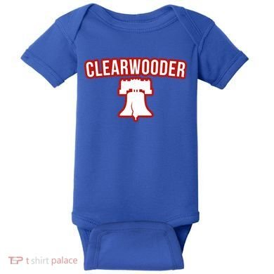 Clearwooder Florida Philadelphia Baseball Spring Training Gift Baby Bodysuit