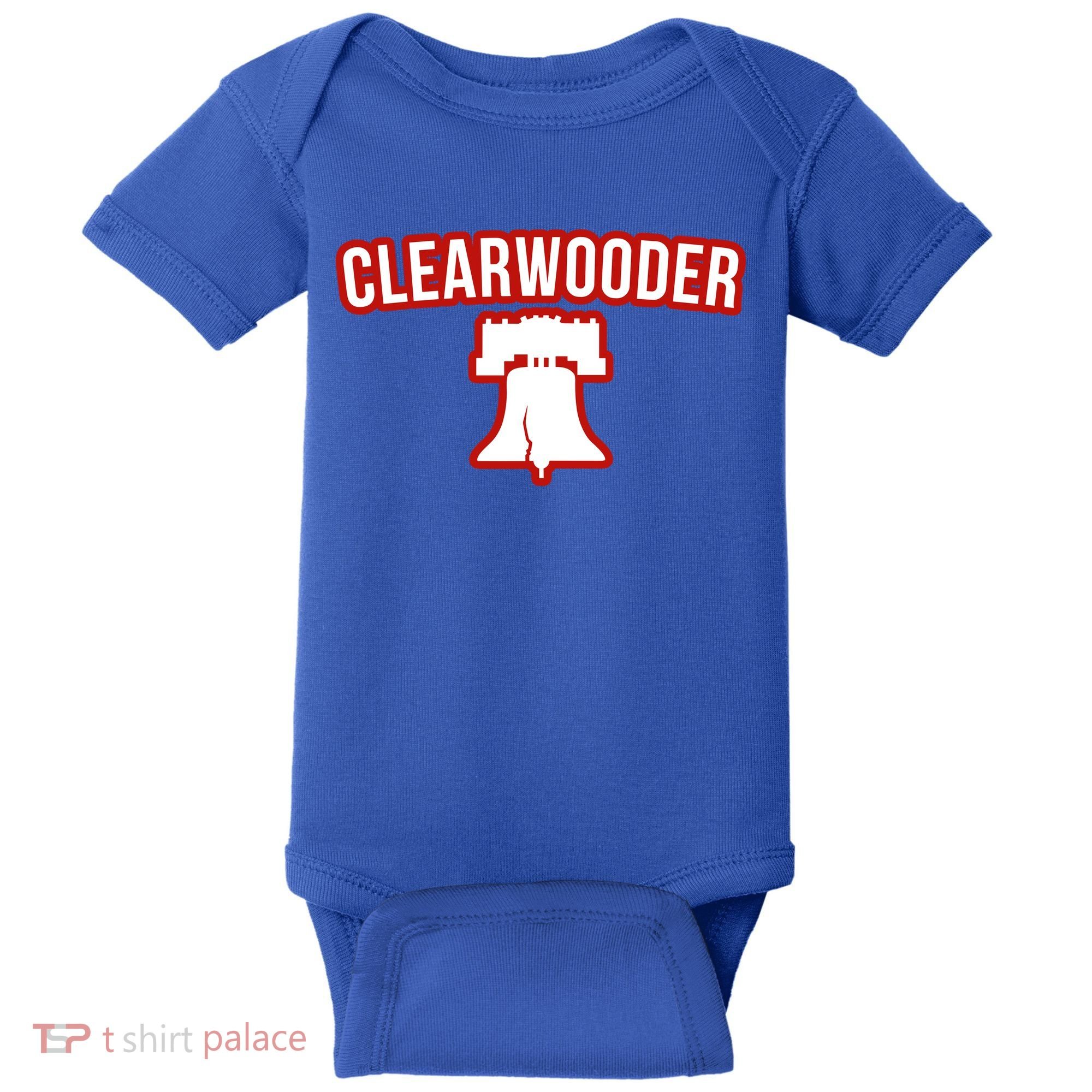 Clearwooder Florida Philadelphia Baseball Spring Training Gift Baby Bodysuit