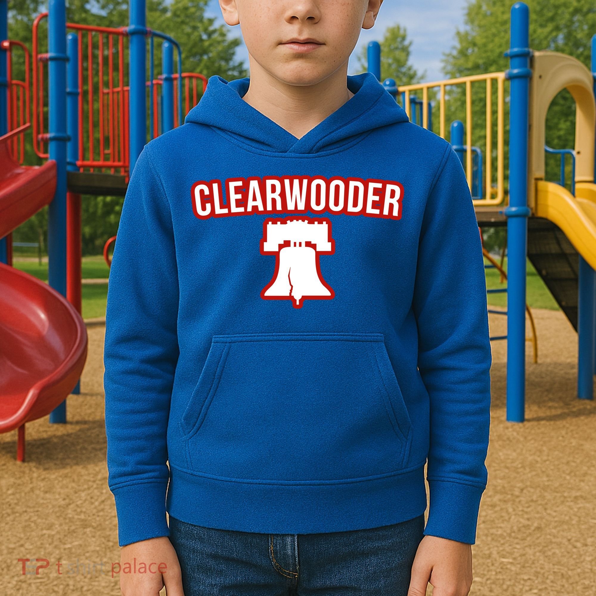 Clearwooder Florida Philadelphia Baseball Spring Training Gift Kids Hoodie