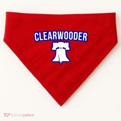 Clearwooder Florida Philadelphia Baseball Spring Training Gift USA-Made Doggie Bandana