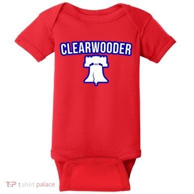 Clearwooder Florida Philadelphia Baseball Spring Training Gift Baby Bodysuit
