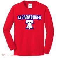 Clearwooder Florida Philadelphia Baseball Spring Training Gift Kids Long Sleeve Shirt thumb 0
