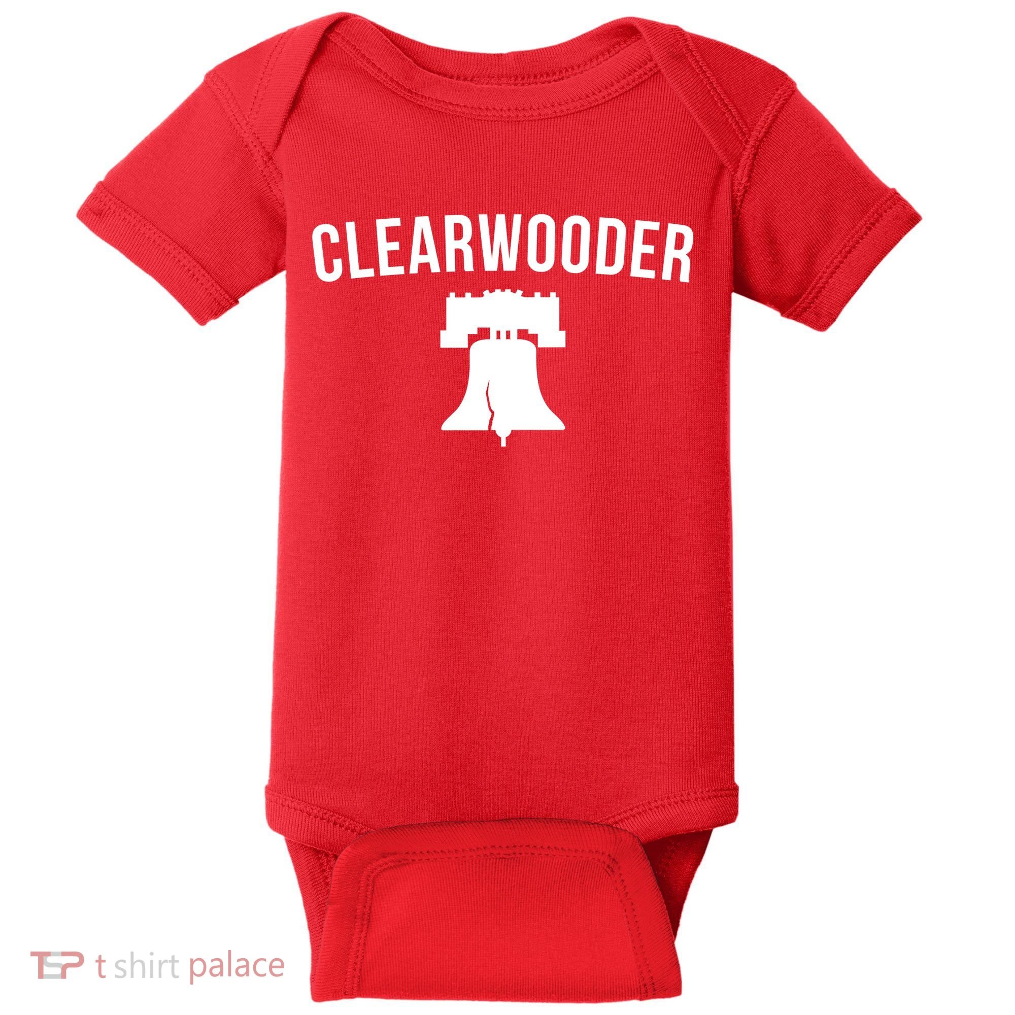 Clearwooder Florida Philadelphia Baseball Spring Training Gift Baby Bodysuit
