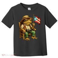Coqui Frog Puerto Rico Flag Taino Boricua Hispanic Toddler T-Shirt thumb 0