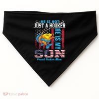 Cool Fishing Proud Hooker Mom USA-Made Doggie Bandana thumb 0