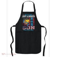 Cool Fishing Proud Hooker Mom Apron thumb 0