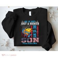 Cool Fishing Proud Hooker Mom Sweatshirt thumb 2