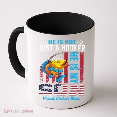 Cool Fishing Proud Hooker Mom Coffee Mug