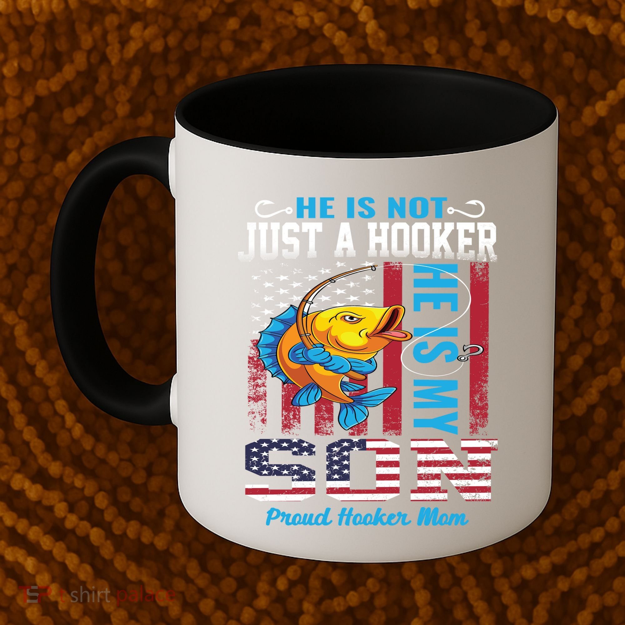 Cool Fishing Proud Hooker Mom Coffee Mug