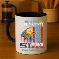 Cool Fishing Proud Hooker Mom Coffee Mug thumb 4