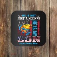 Cool Fishing Proud Hooker Mom Coaster thumb 0