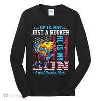 Cool Fishing Proud Hooker Mom Tall Long Sleeve Shirt thumb 0