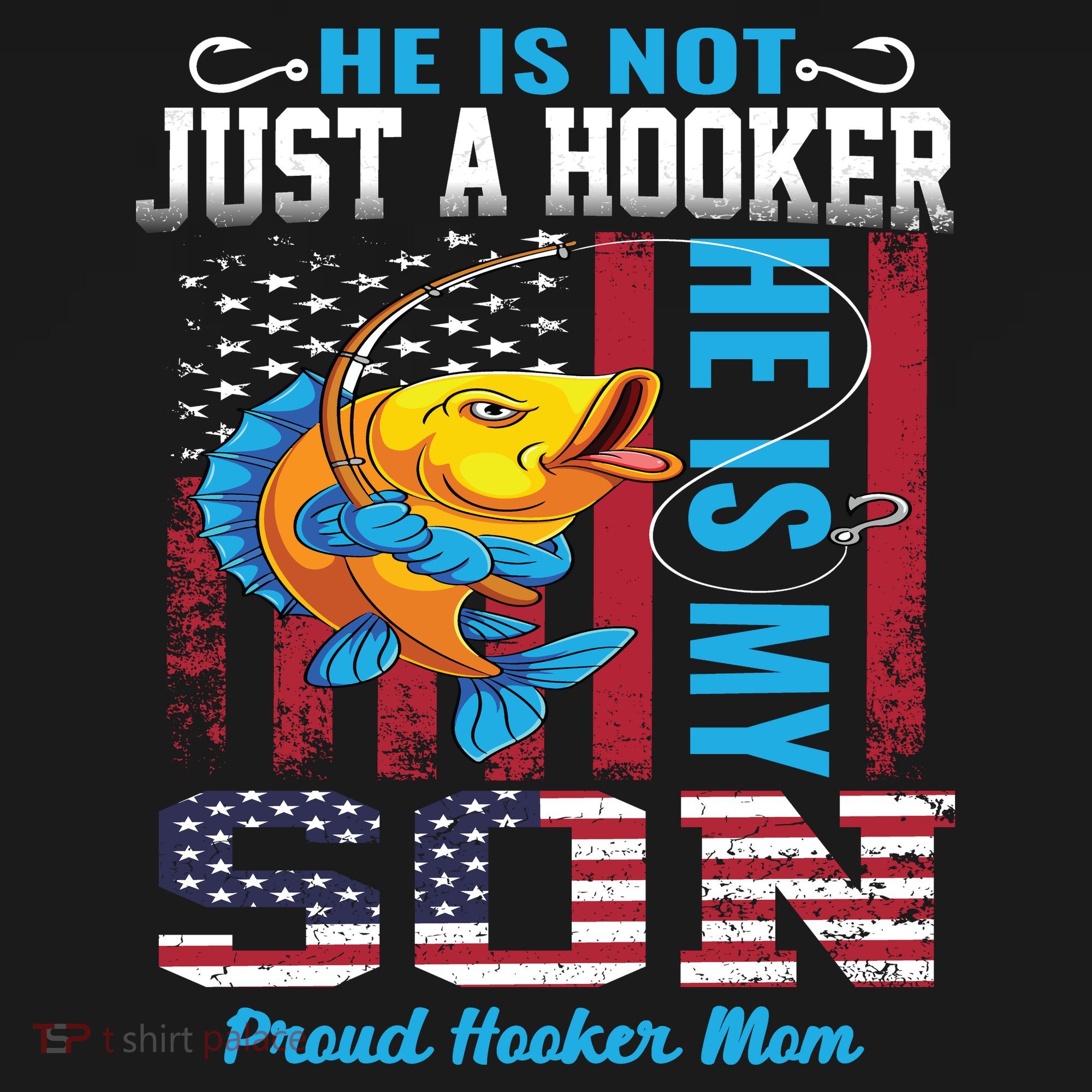Cool Fishing Proud Hooker Mom Women's Tank Top
