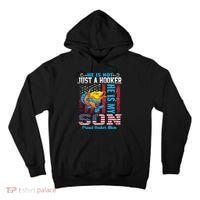 Cool Fishing Proud Hooker Mom Tall Hoodie thumb 0