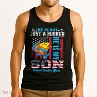 Cool Fishing Proud Hooker Mom Tank Top thumb 3