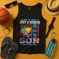 Cool Fishing Proud Hooker Mom Tank Top thumb 4