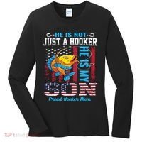 Cool Fishing Proud Hooker Mom Women's Long Sleeve Shirt thumb 0