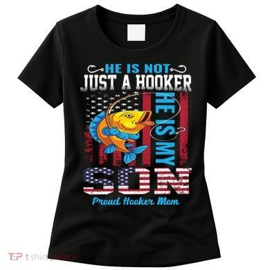Cool Fishing Proud Hooker Mom Women's T-Shirt