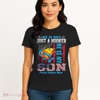 Cool Fishing Proud Hooker Mom Women's T-Shirt thumb 4