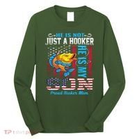 Cool Fishing Proud Hooker Mom Long Sleeve Shirt thumb 0