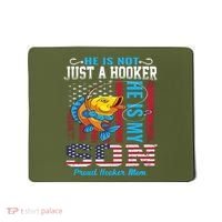 Cool Fishing Proud Hooker Mom Mousepad thumb 0
