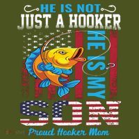 Cool Fishing Proud Hooker Mom Mousepad thumb 1