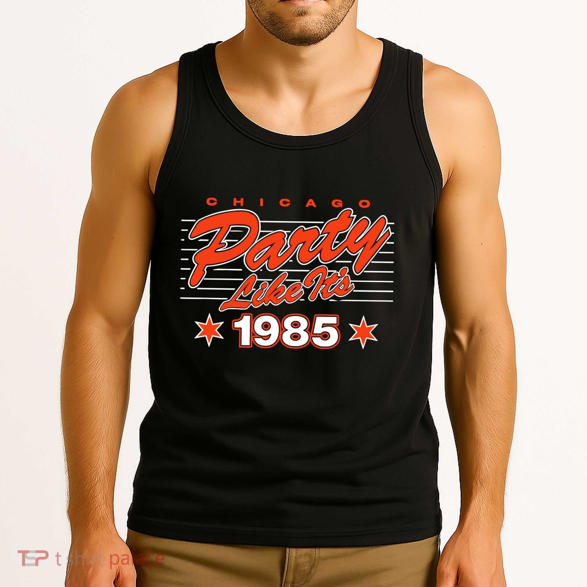 Chicago Football Party Like It’S 1985 Tank Top
